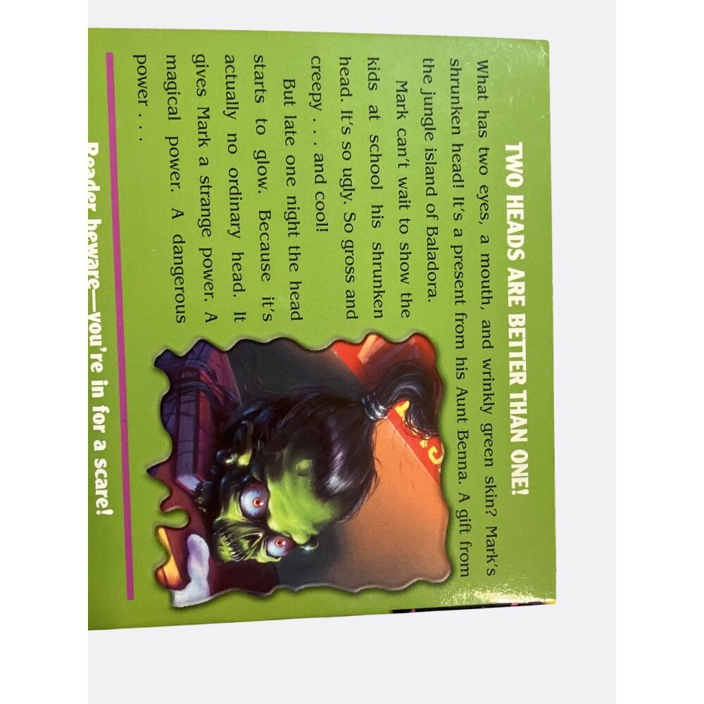 Goosebumps "How I Got My Shrunken Head" Paperback Book R.L. Stine - Picture 7 of 8